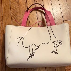 Kate Spade & Maria Kalman canvas tote bag